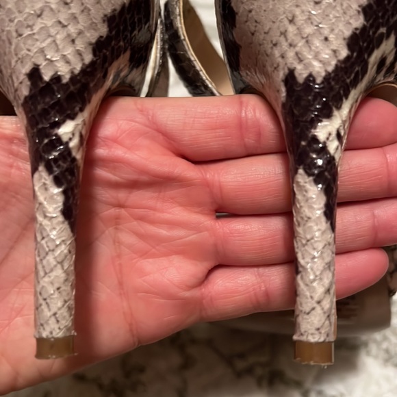 Nine West snake print heels - Picture 3 of 5